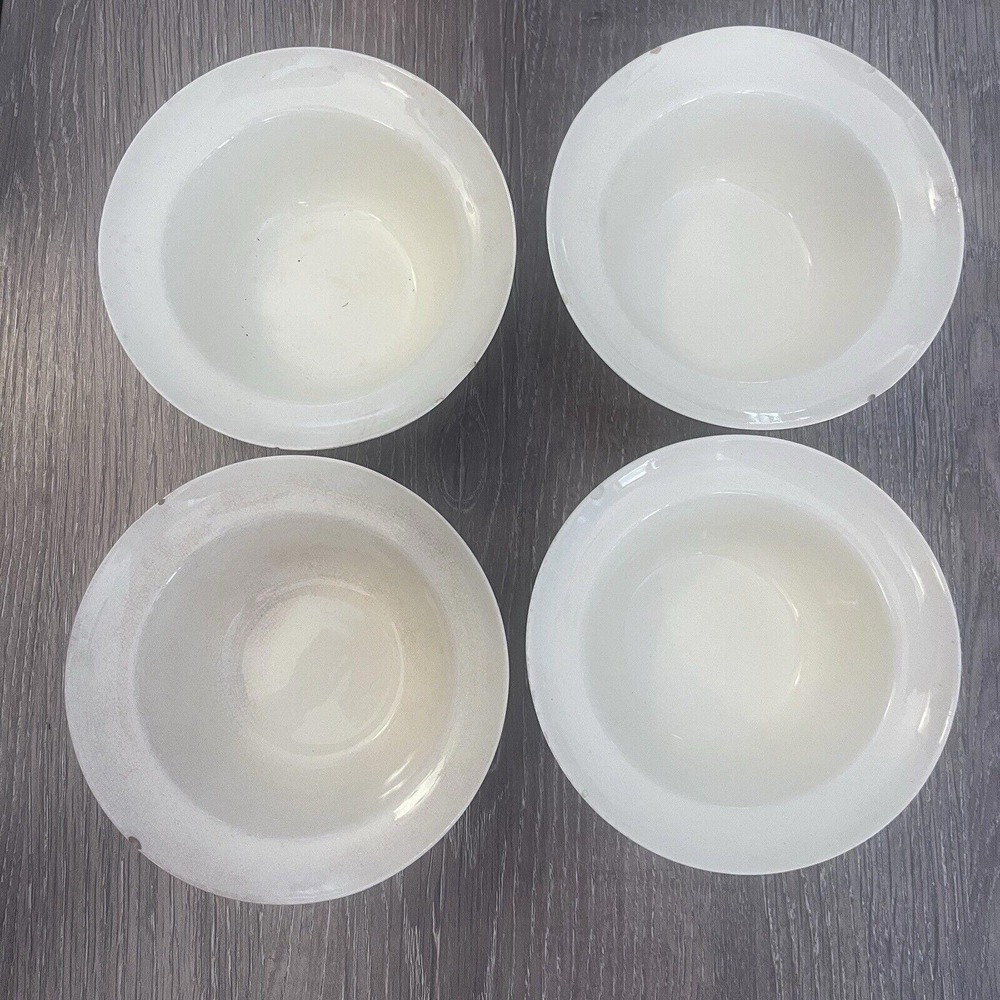 Wedgwood‎ Patrician Ramekins (4) Each With Some Chips And Or Staining